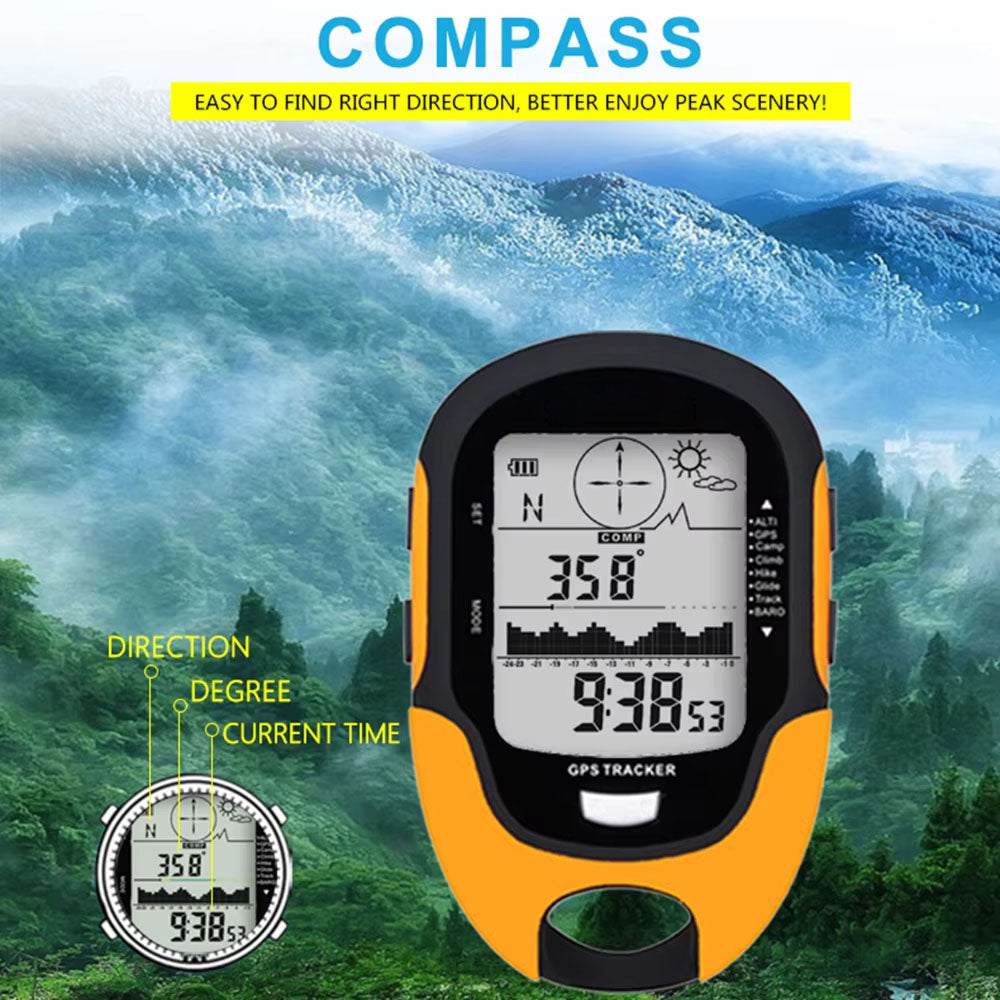 NavieGeo Handheld GPS with Altimeter and Weather Monitoring