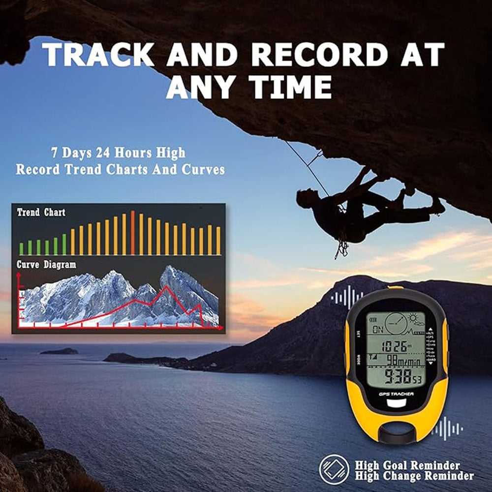 NavieGeo Handheld GPS with Altimeter and Weather Monitoring