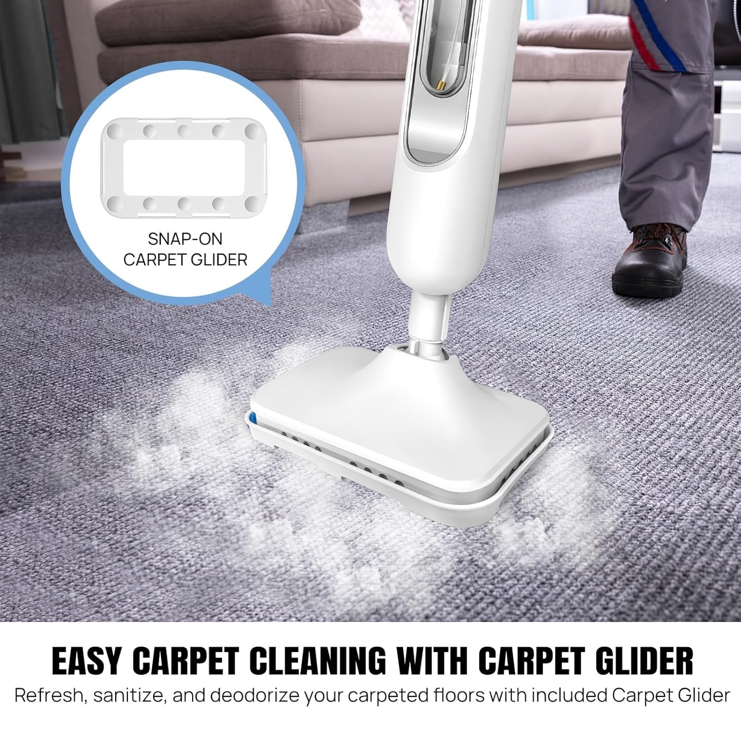 NeatFomi High-Power Steam Mop for Multi-Surface Cleaning