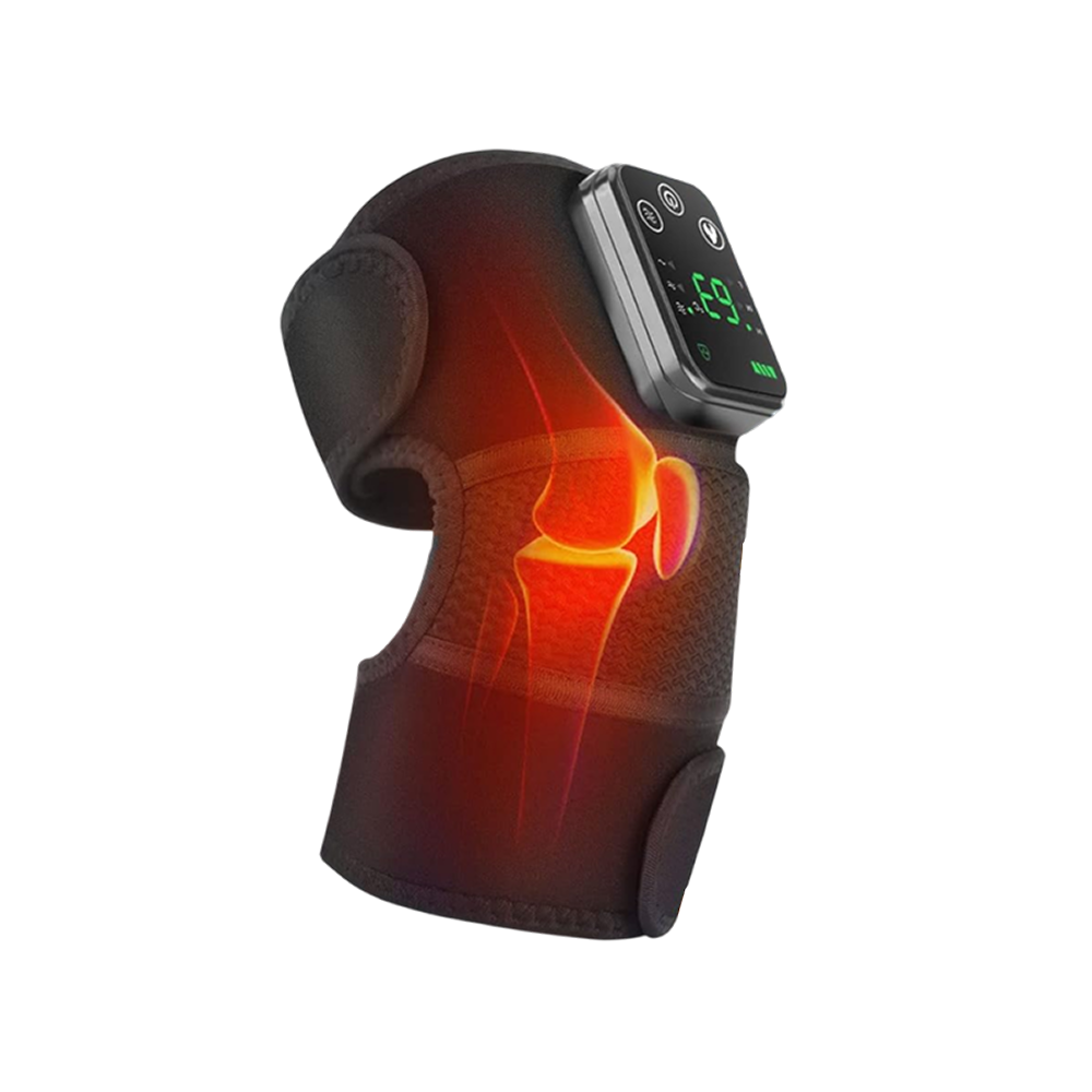 NeeVanix Cordless Heat & Vibration Knee Massager for Pain Relief