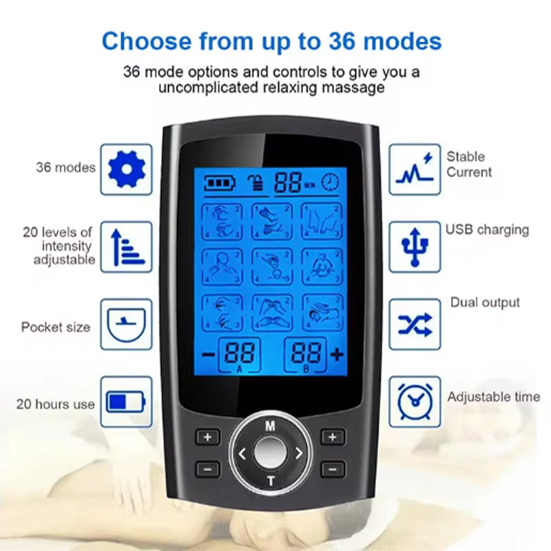 NervNova TENS Unit - Drug-Free Pain Relief and Muscle Recovery