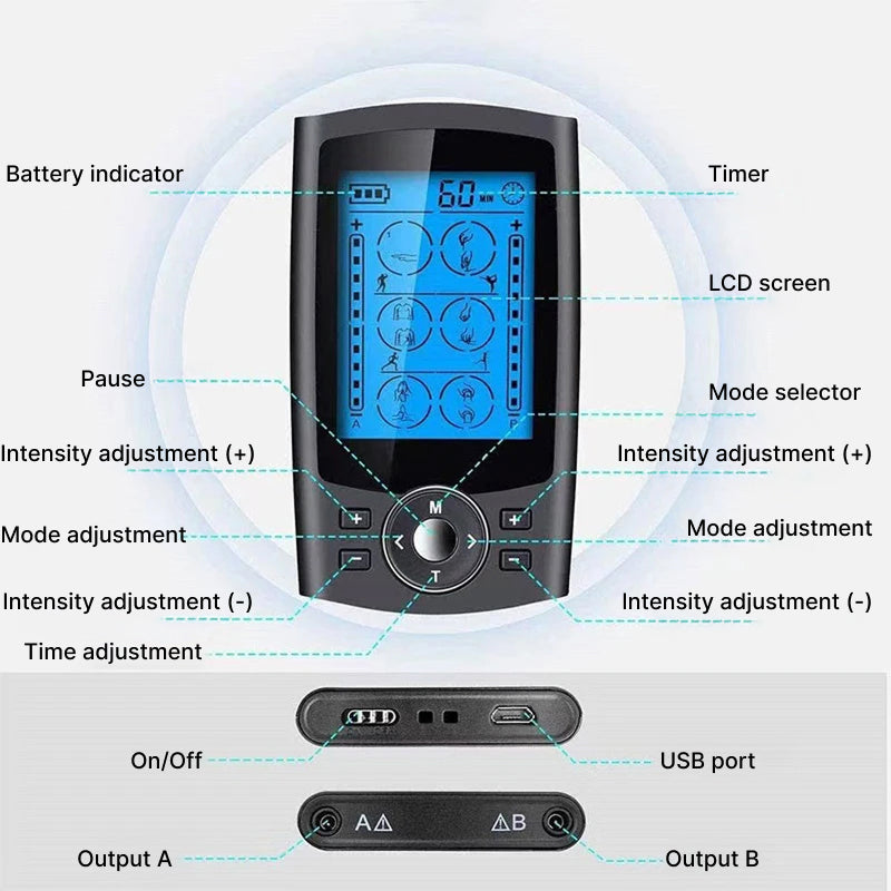 NervNova TENS Unit - Drug-Free Pain Relief and Muscle Recovery