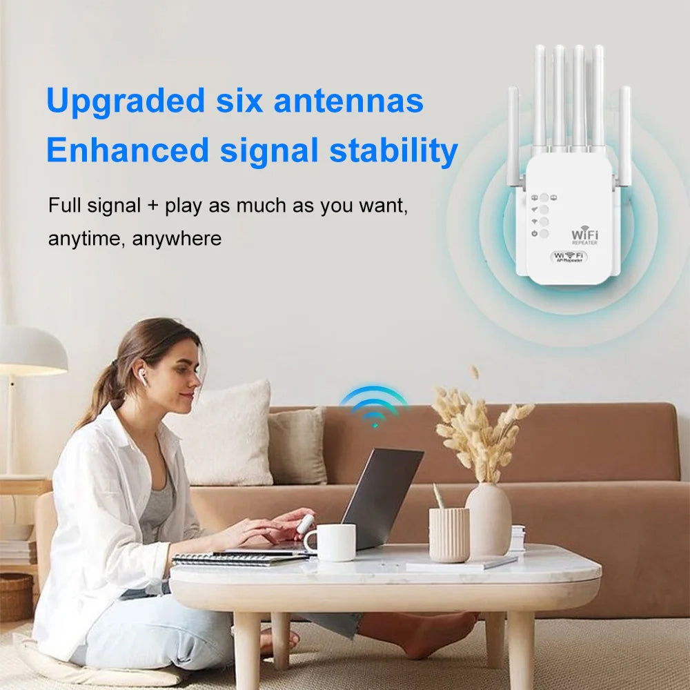 NetalPro 1200Mbps Dual-Band WiFi Booster & Range Extender