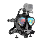 NociAqua Professional Full Face Diving Mask 150ft Depth Rated 180° Panoramic View