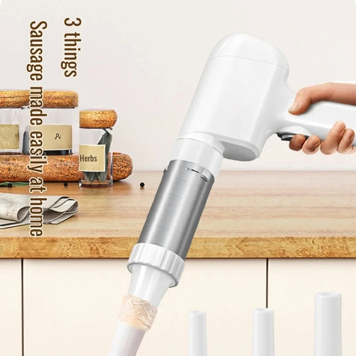 NoodiMeal Cordless Electric Handheld Noodle Maker