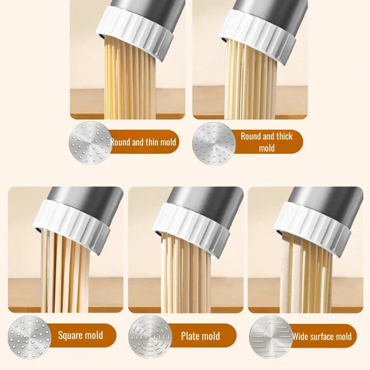 NoodiMeal Cordless Electric Handheld Noodle Maker