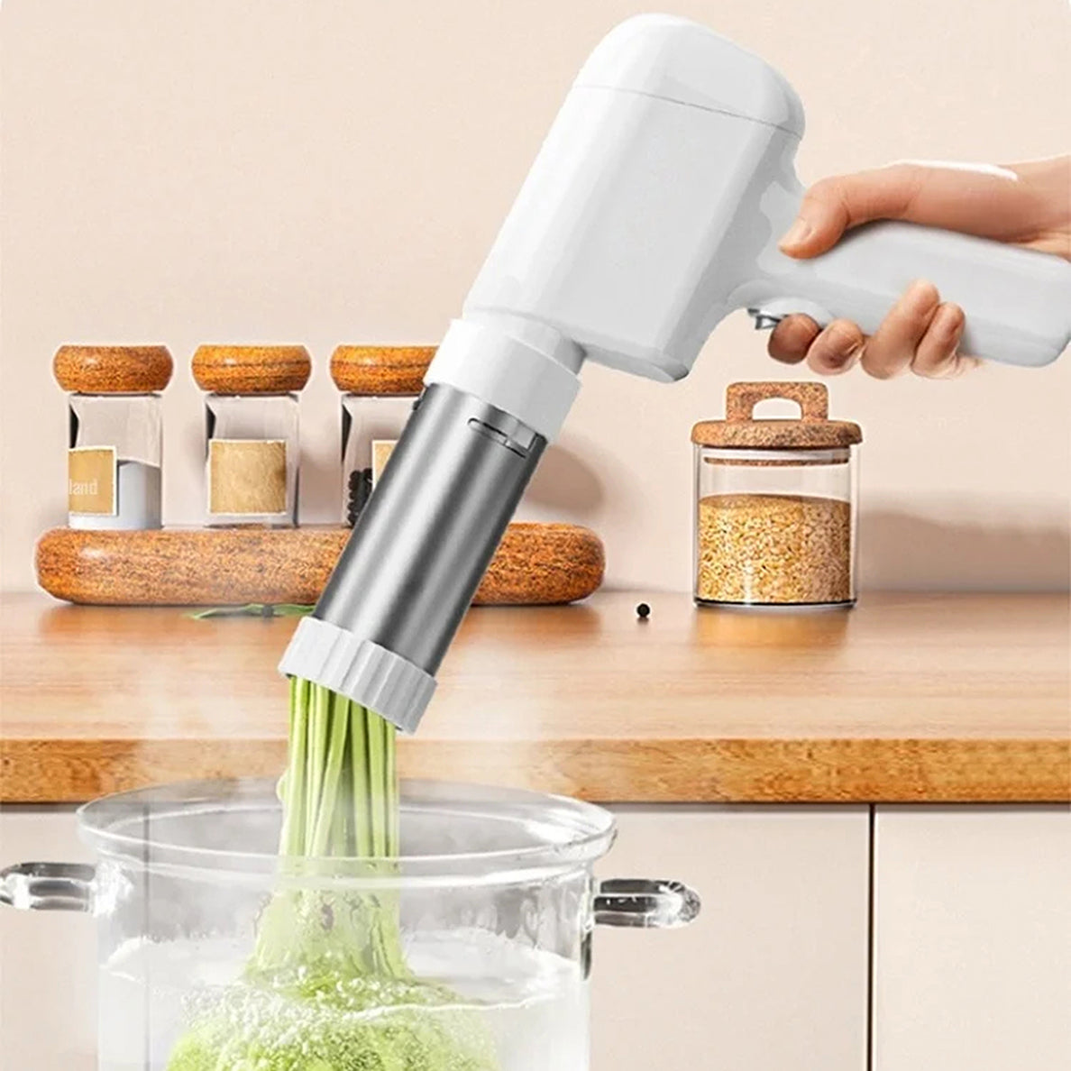 NoodiMeal Cordless Electric Handheld Noodle Maker