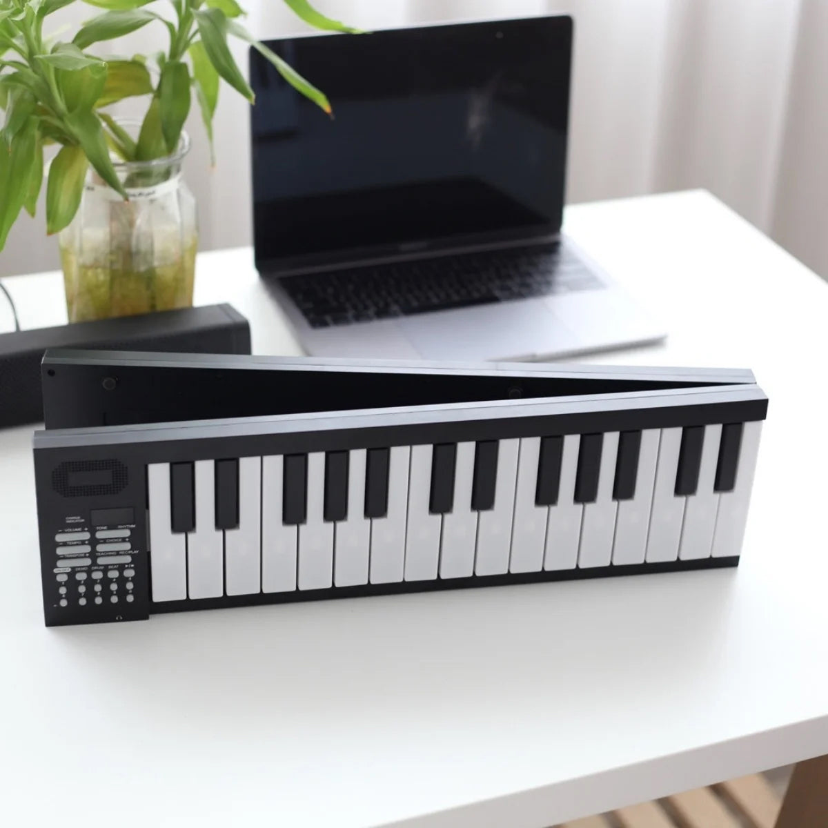 NoteArop 61-Key Foldable Electronic Piano Portable Keyboard