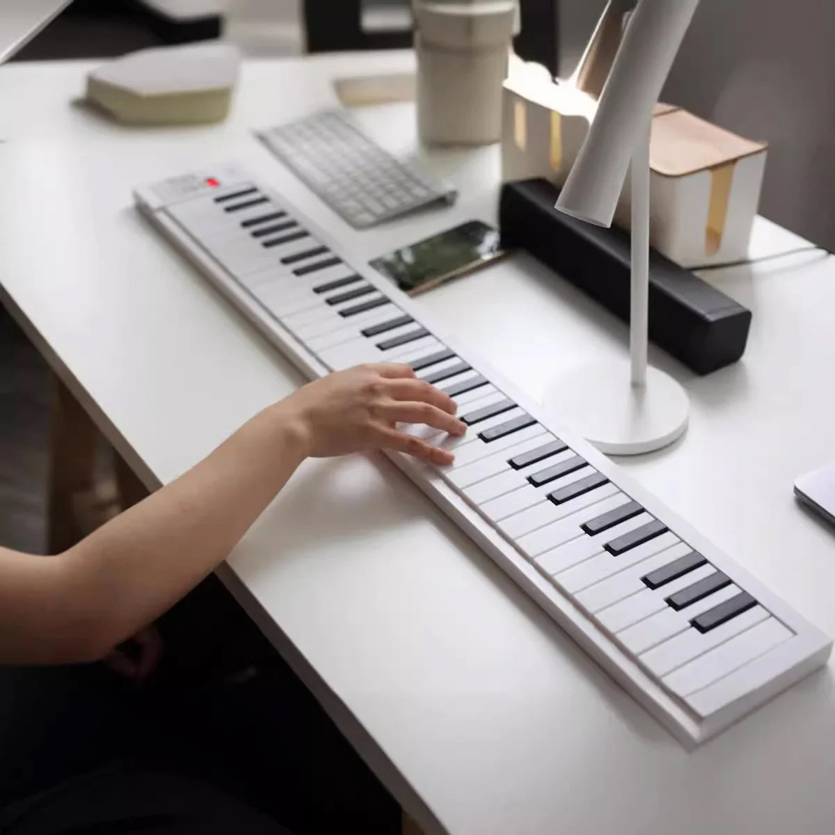 NoteArop 61-Key Foldable Electronic Piano Portable Keyboard