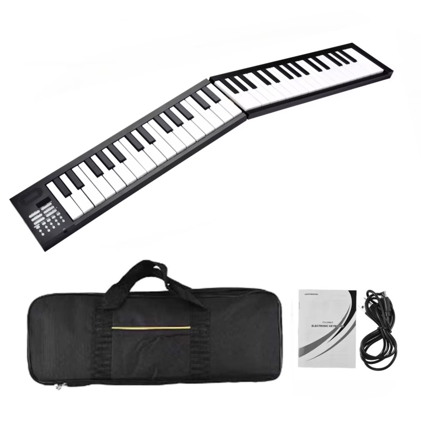 NoteArop 61-Key Foldable Electronic Piano Portable Keyboard