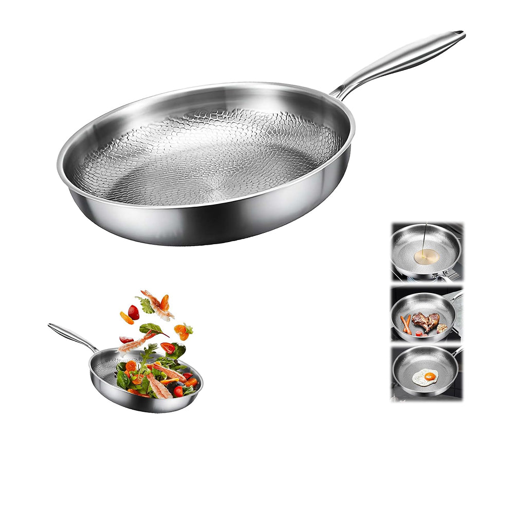 NoviApex Chemical-Free Hammered Titanium Non-Stick Cookware
