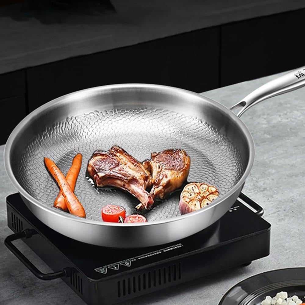 NoviApex Chemical-Free Hammered Titanium Non-Stick Cookware