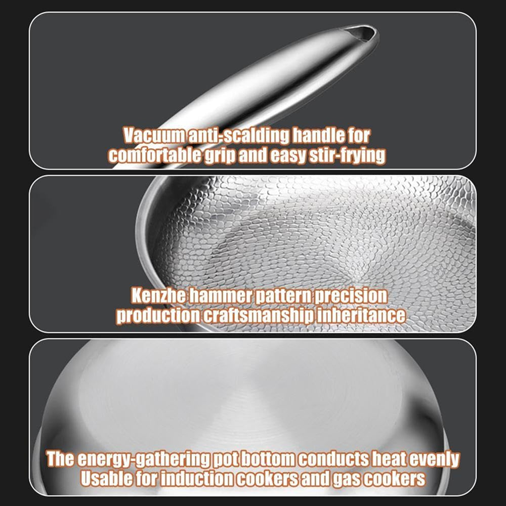 NoviApex Chemical-Free Hammered Titanium Non-Stick Cookware