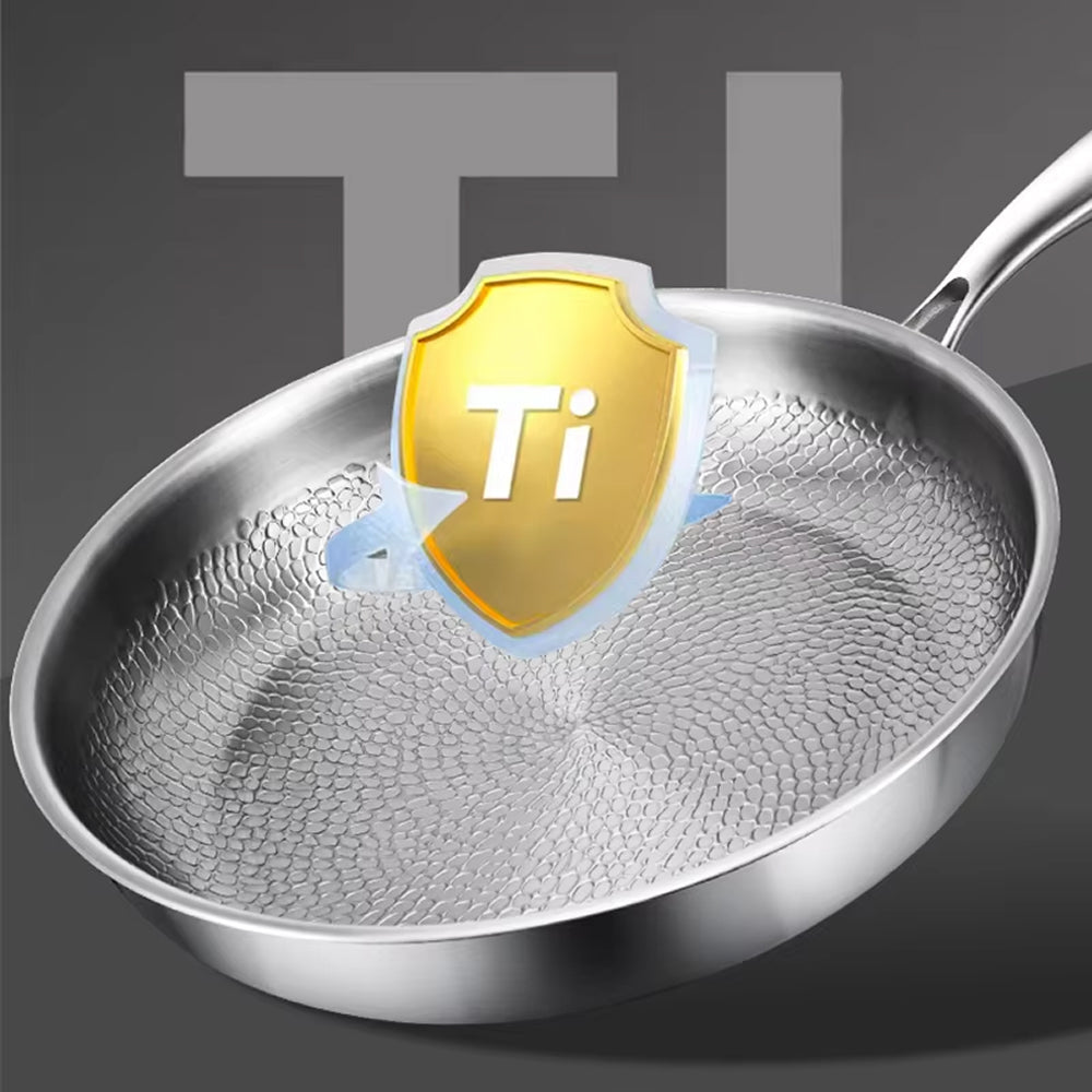 NoviApex Chemical-Free Hammered Titanium Non-Stick Cookware