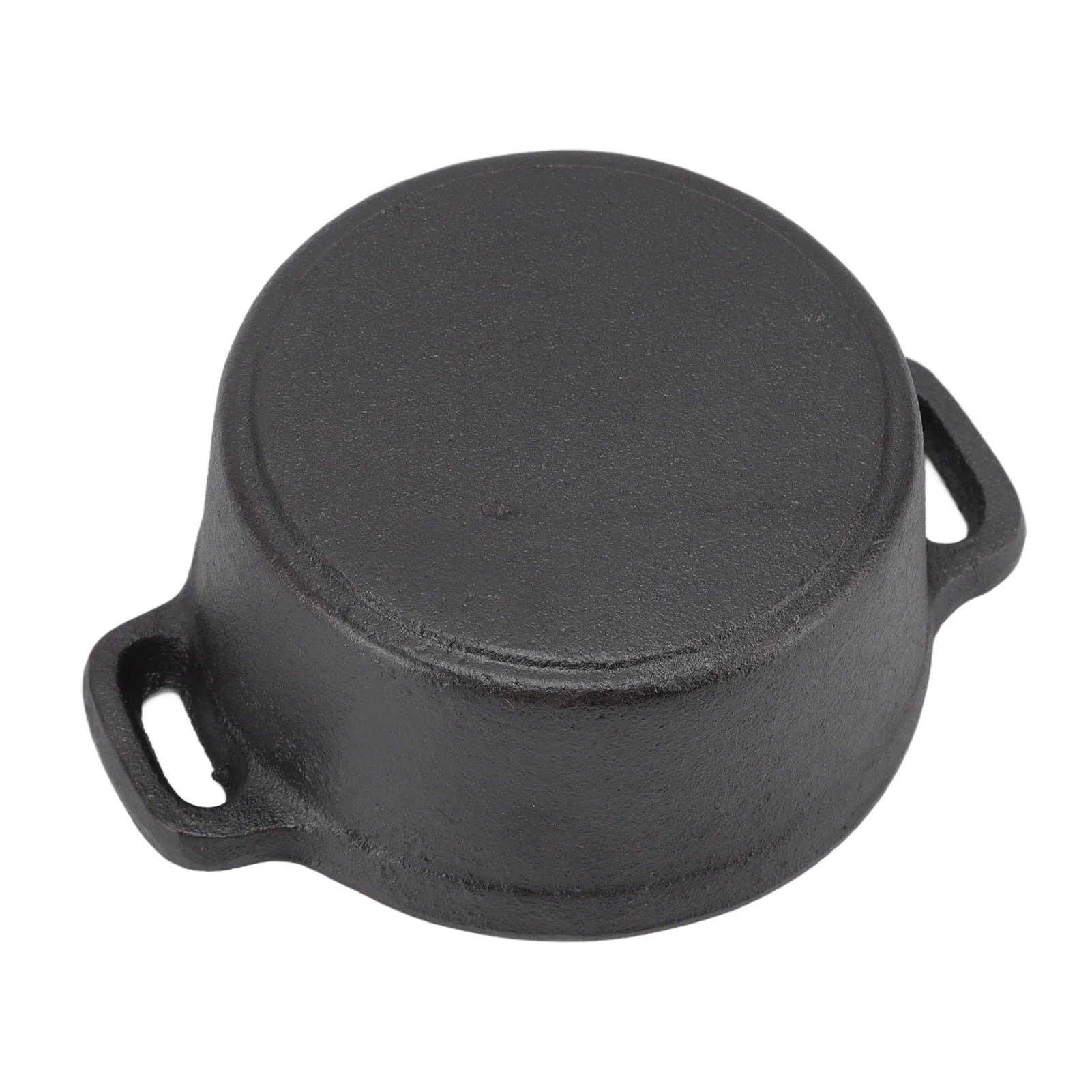 OviLuxin Mini Dutch Oven 10.8oz Cast Iron Individual Cocotte with Tight-Lid and Induction Base