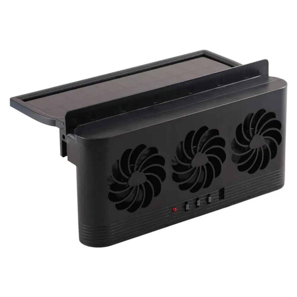 PiepelMos Triple Solar Car Fan Ventilation System