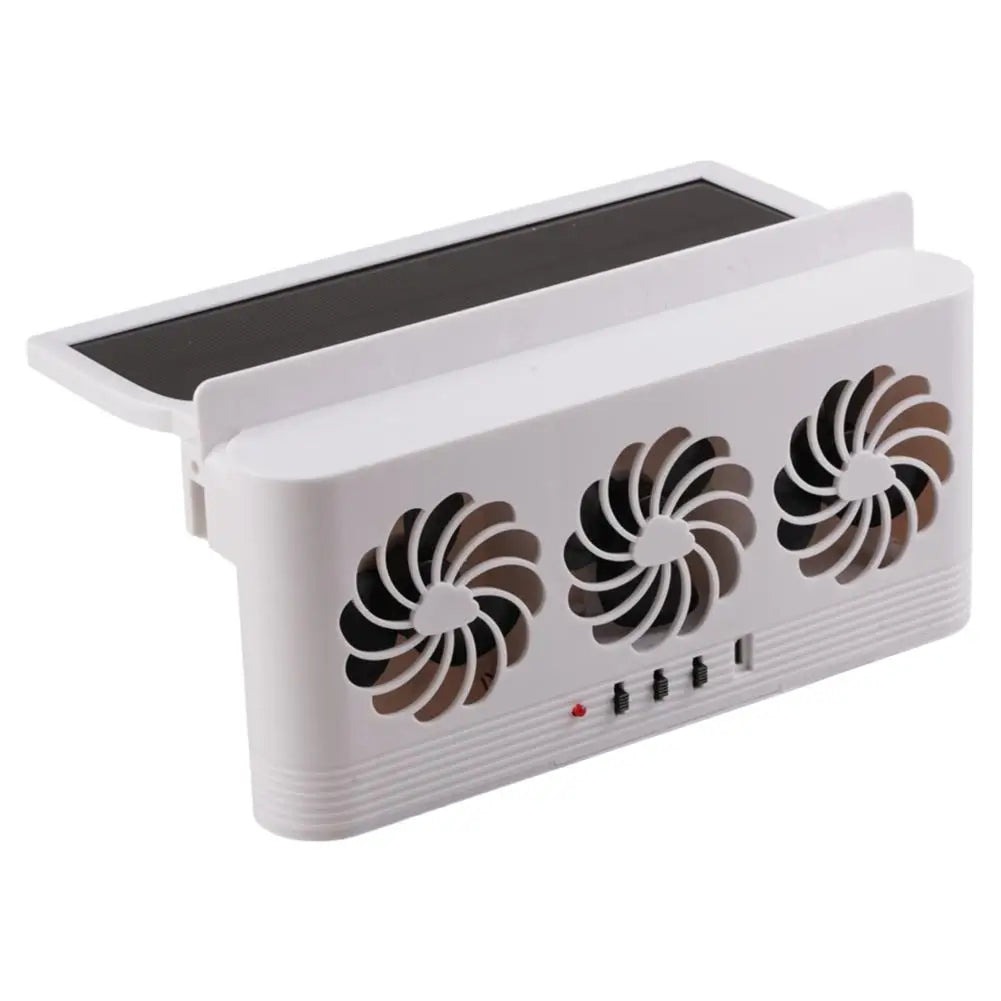 PiepelMos Triple Solar Car Fan Ventilation System