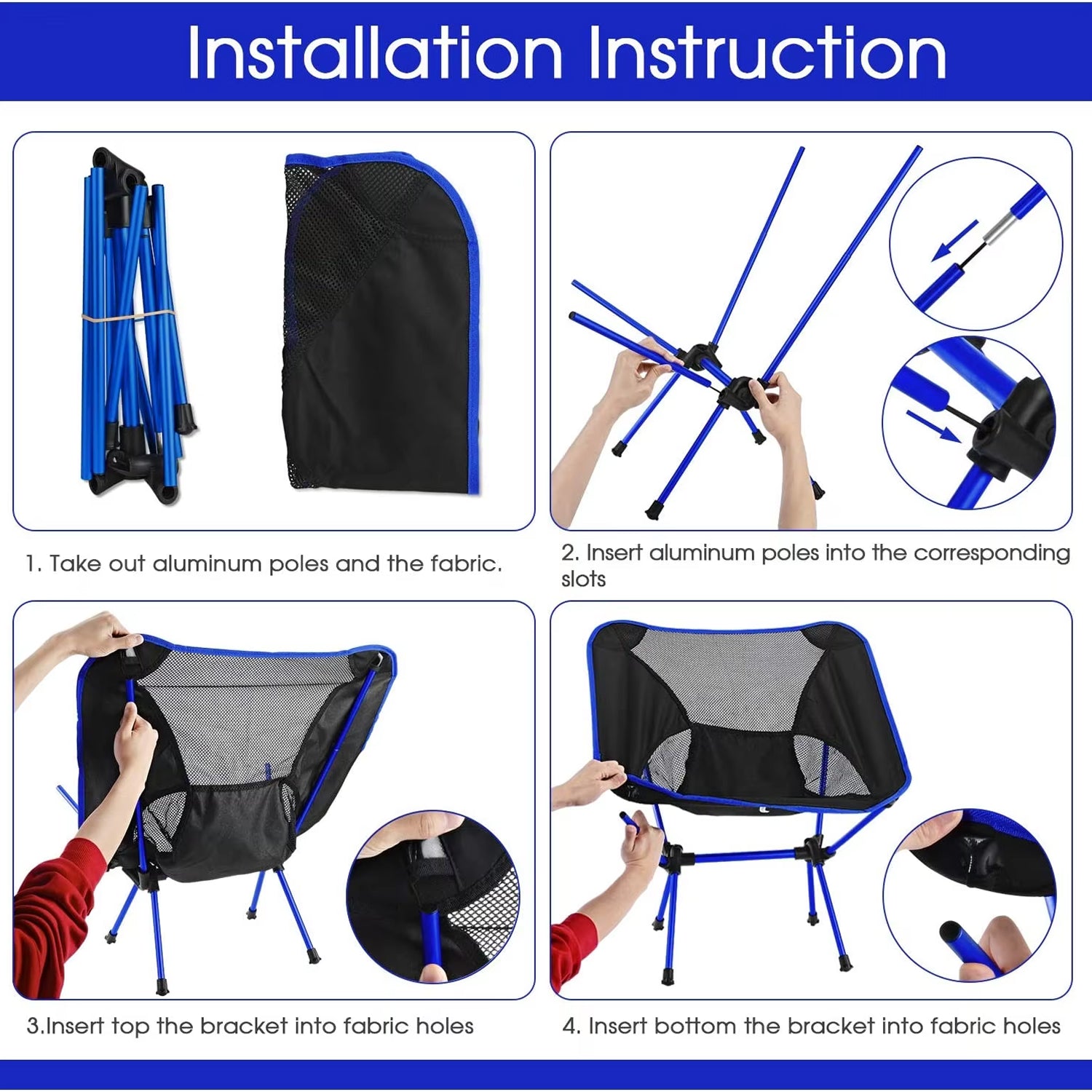 PikoOuta Ultralight 2lb Portable Camping Chair for Backpacking