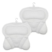 PilivKaxi Ergonomic Bath Pillow with Strong Suction Cups