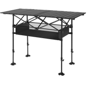 PimiTabix Portable Folding Camping & Picnic Table with Adjustable Height