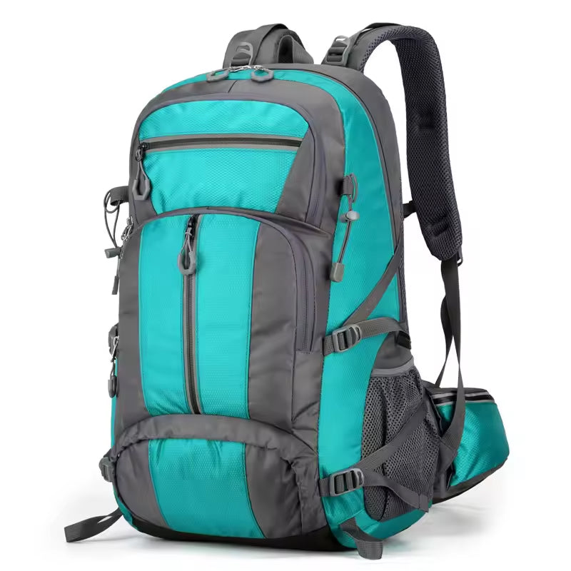 PionNomad 50L Hiking Backpack with Shoe Compartment Waterproof Nylon 15.6" Laptop Bag