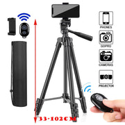 PivotVesa Professional Aluminum Phone Tripod with Bluetooth Remote, Universal Compatibility and 360° Versatile Mounting