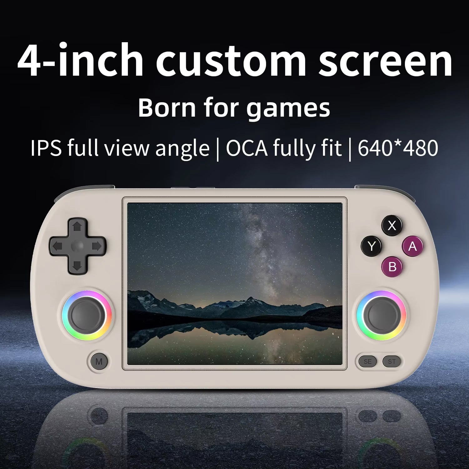 PixMatka Retro Handheld Game Console - 4-Inch IPS Display