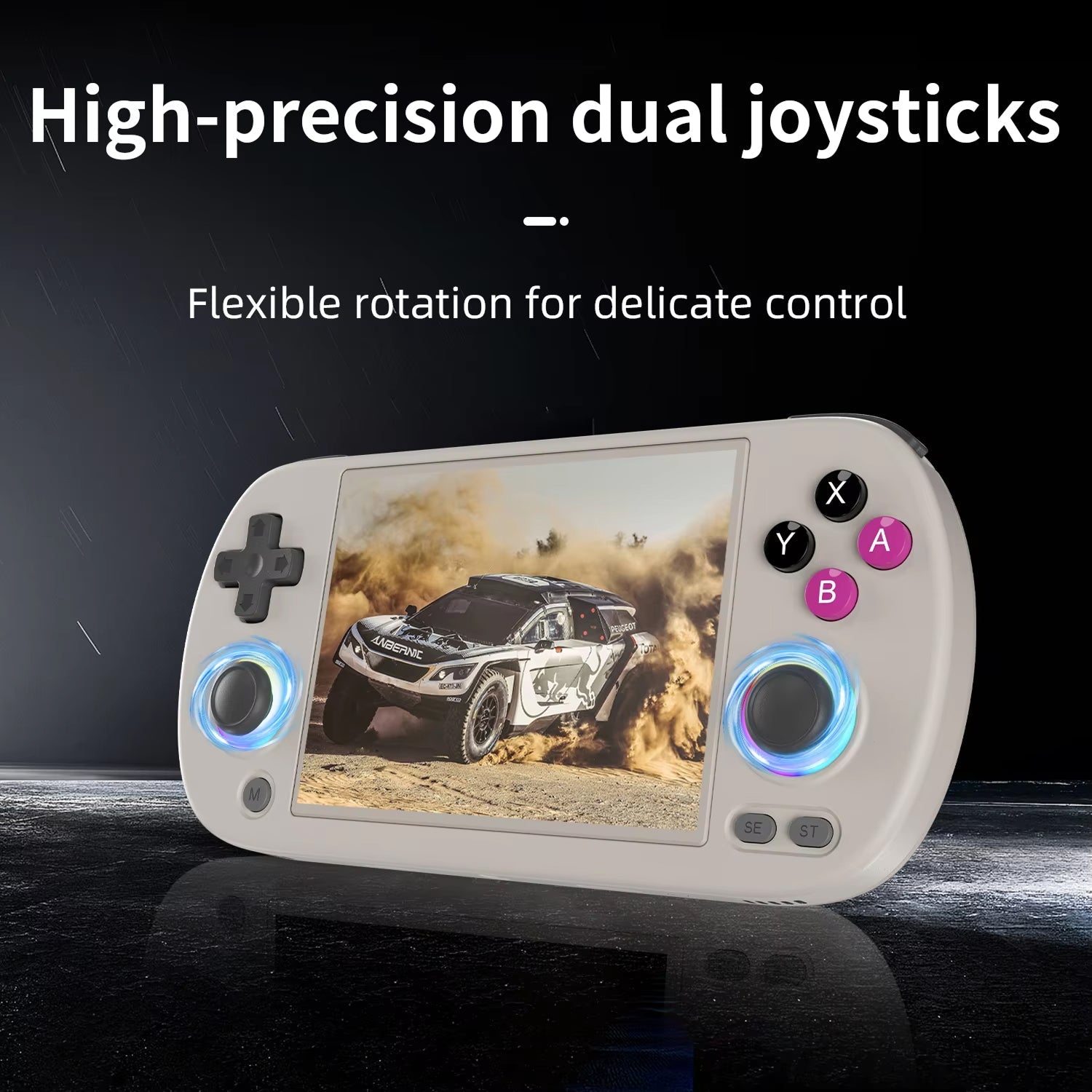 PixMatka Retro Handheld Game Console - 4-Inch IPS Display