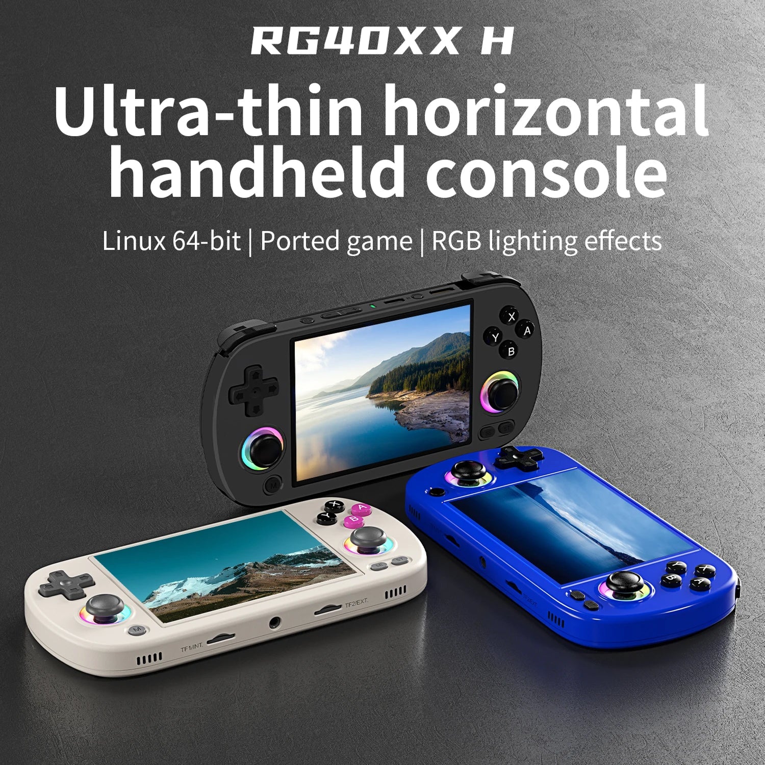 PixMatka Retro Handheld Game Console - 4-Inch IPS Display