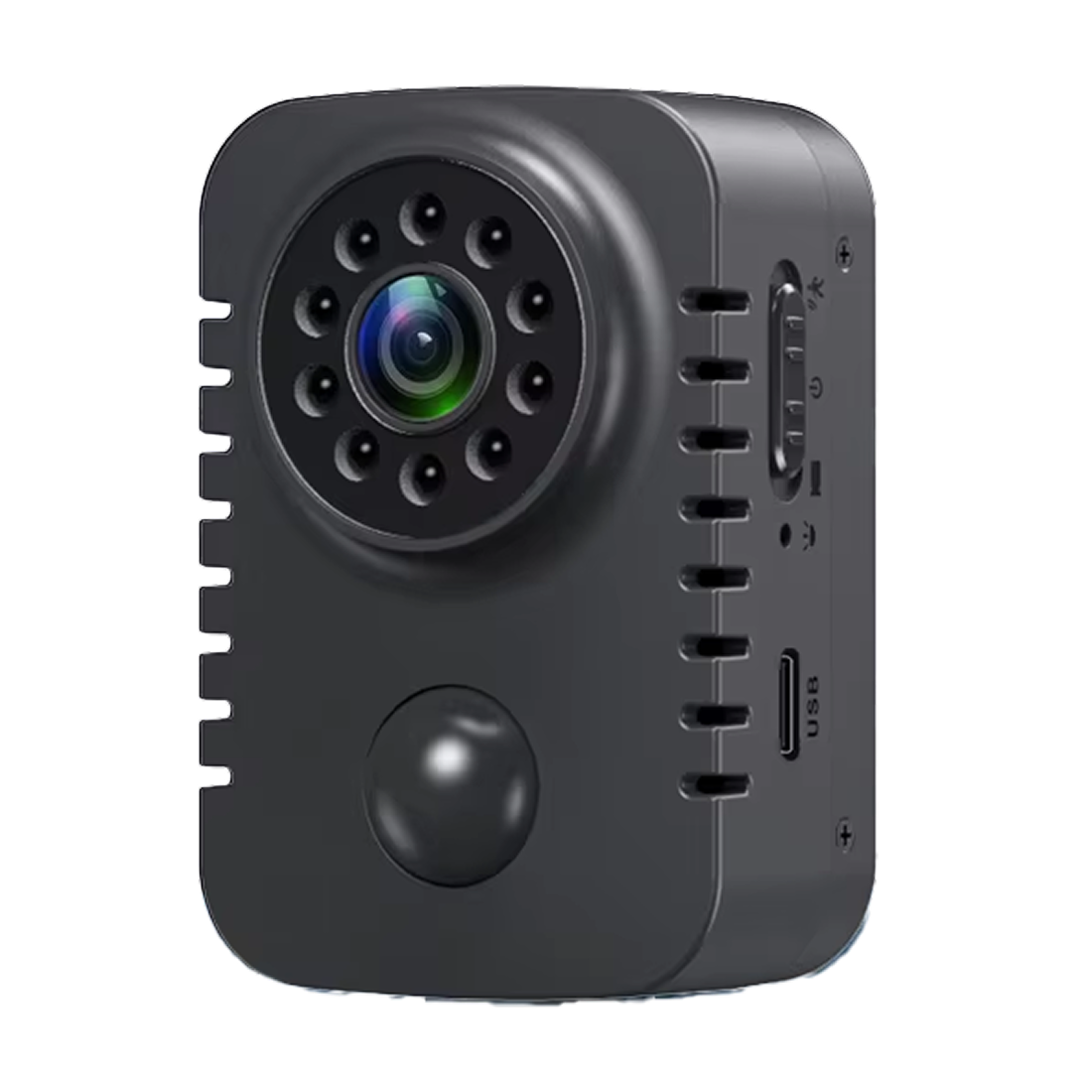 ProvixCam 1080P HD Professional Body Camera with 90-Day PIR Standby, Automatic Night Vision and 360° Rotating Mount