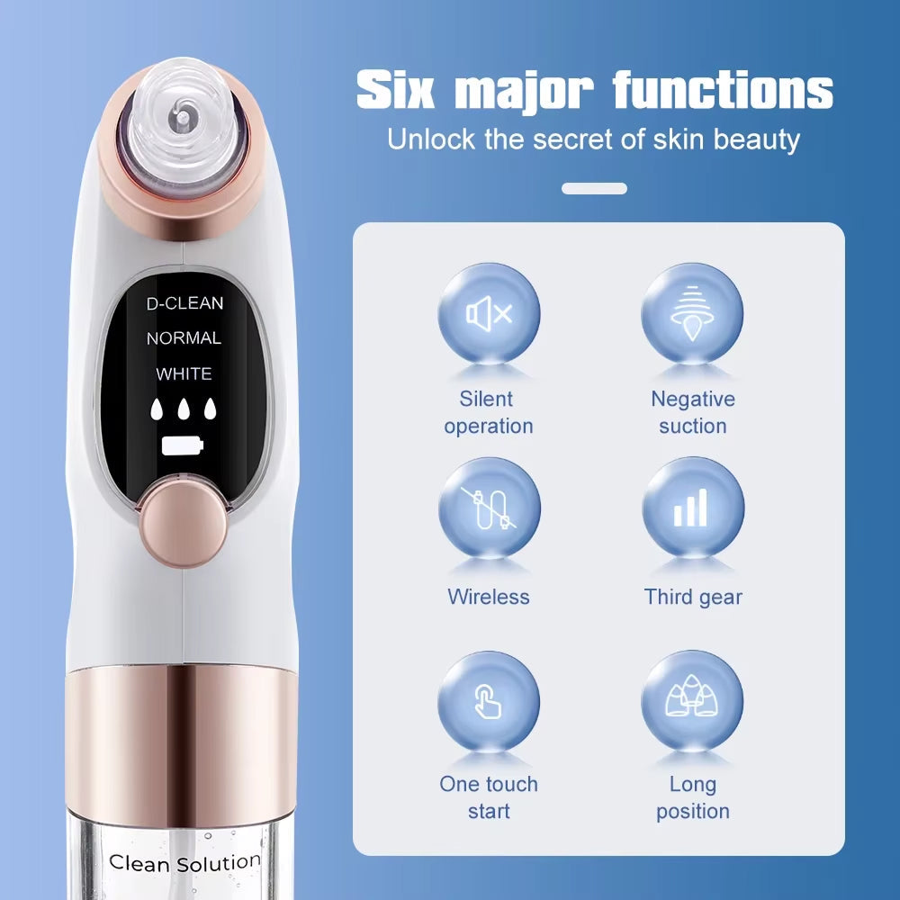 Professional Blackhead Remover Pore Vacuum with Small Bubble Technology