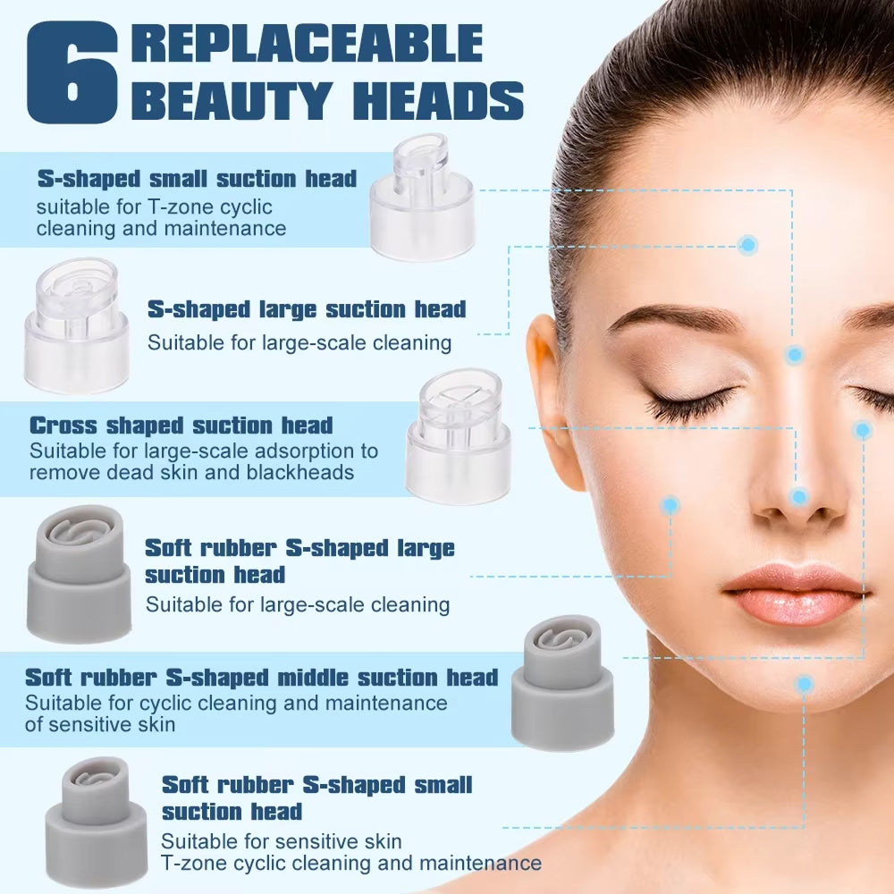 Professional Blackhead Remover Pore Vacuum with Small Bubble Technology