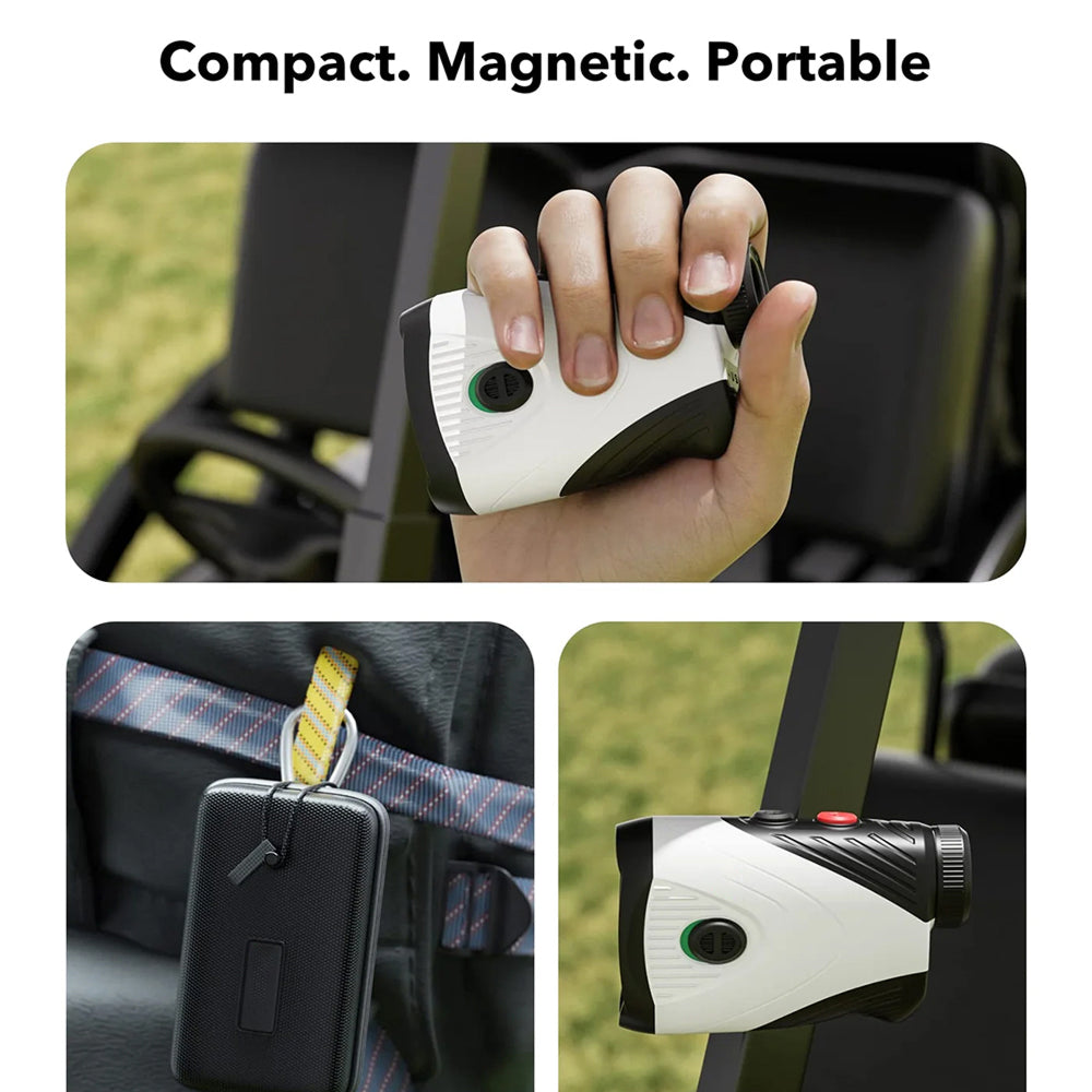 RafiKivix 7x Golf Rangefinder with Slope Switch and Magnetic Clip