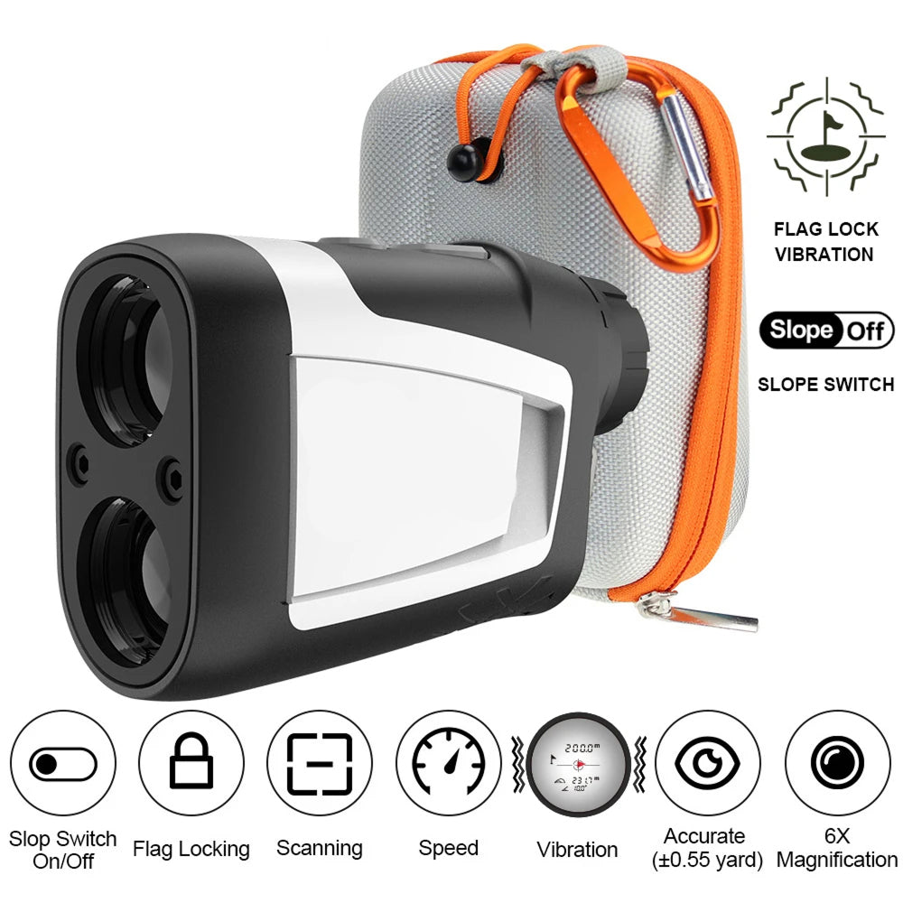 RafixKira High-Precision Golf Rangefinder with Slope Compensation