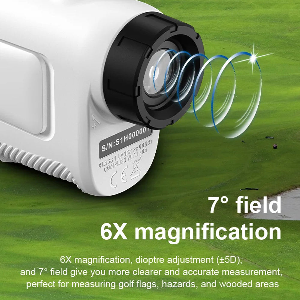 RafixKira High-Precision Golf Rangefinder with Slope Compensation