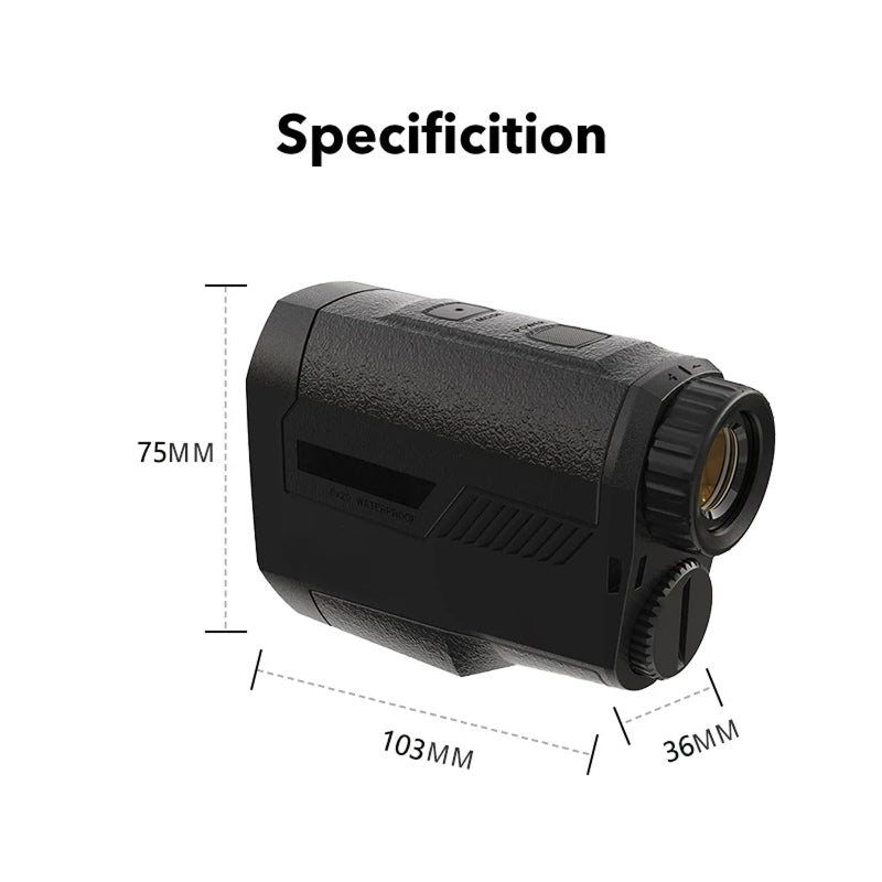 ScoWildy Hunting Rangefinder 1000m with Slope Compensation & Flagpole Lock