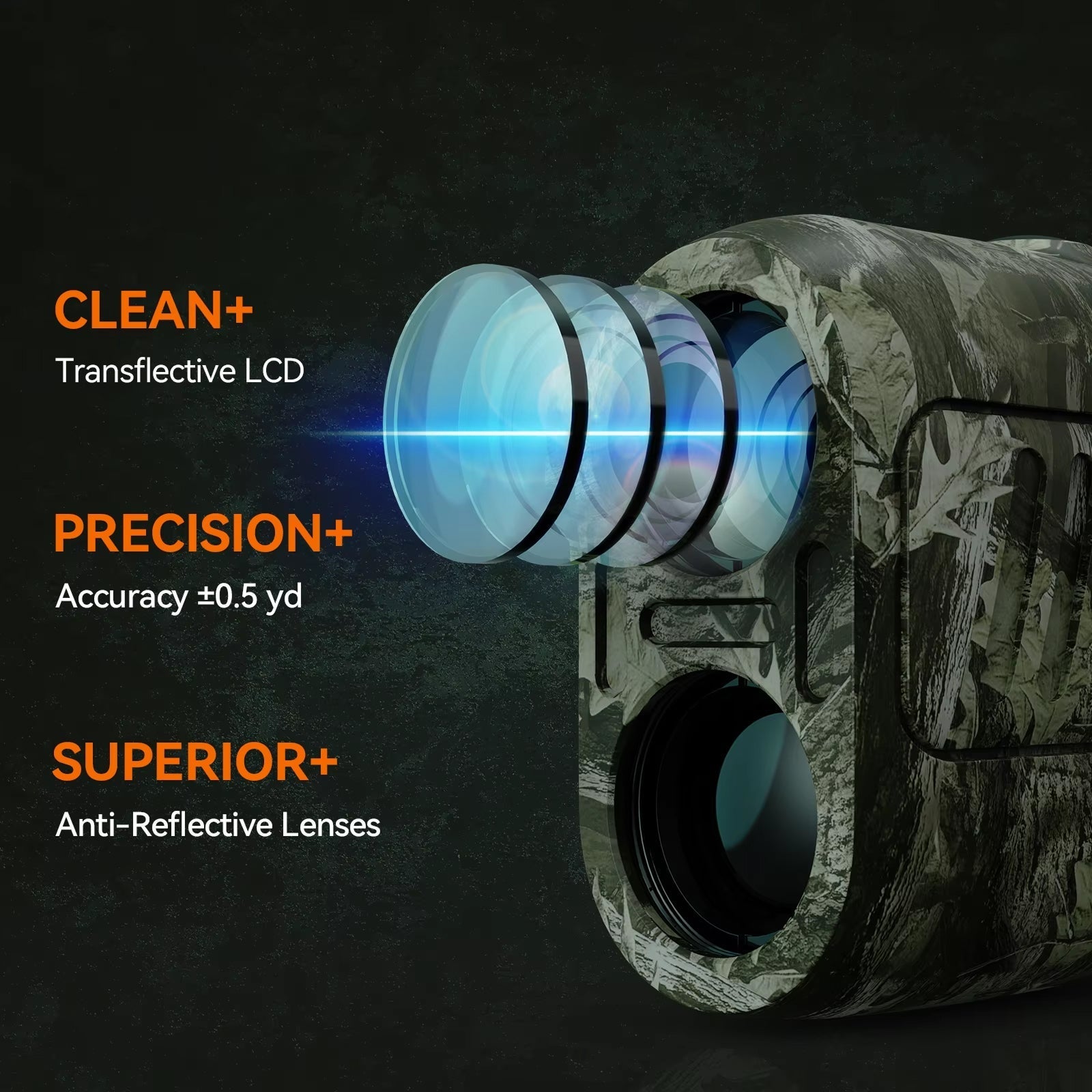 RangeVici Laser Hunting Rangefinder 656Yd with BOW Mode