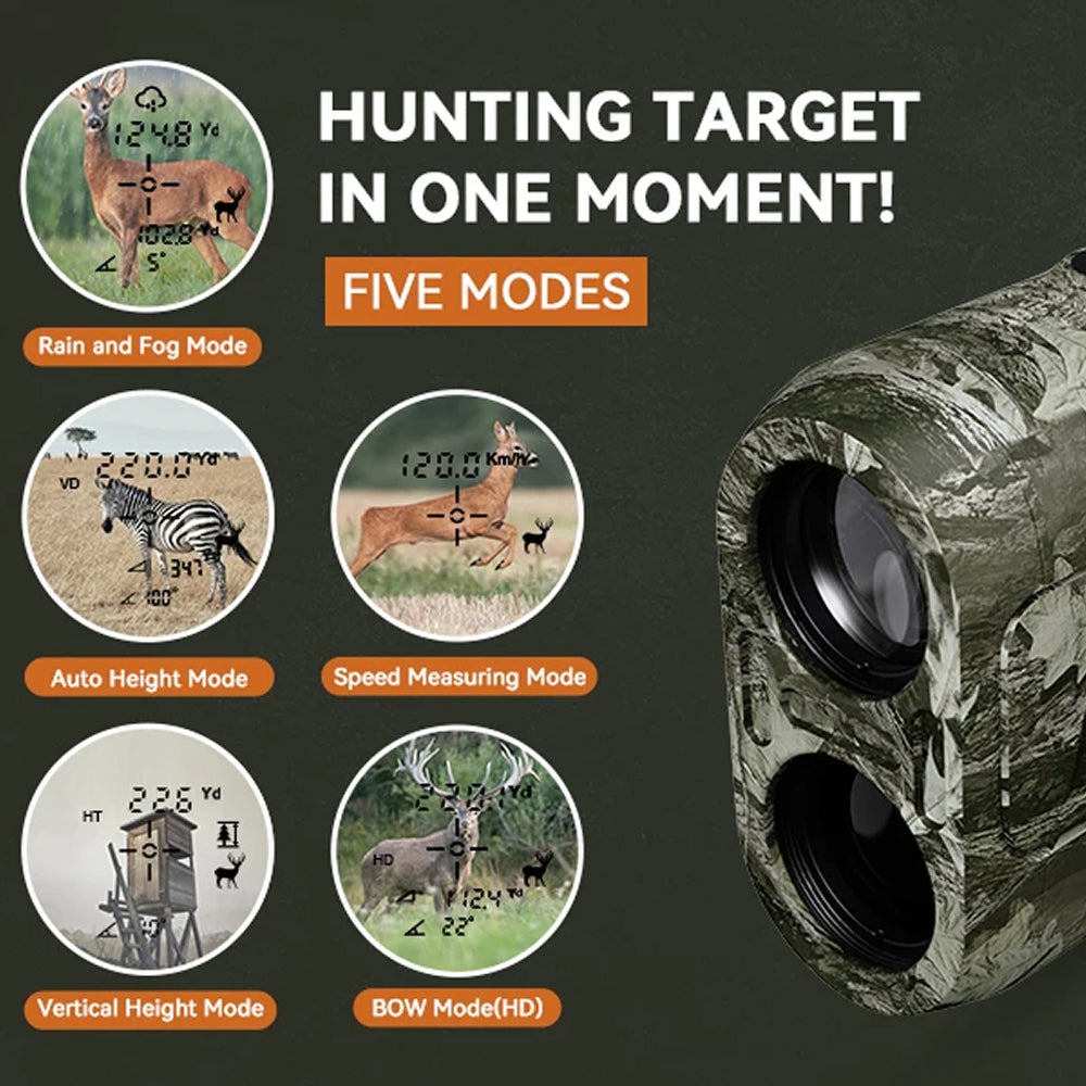 RangeVici Laser Hunting Rangefinder 656Yd with BOW Mode