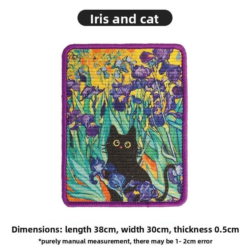 RenoBarg Artwork-Style Wall-Mounted Cat Scratcher