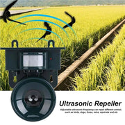 RepilBird Solar Bird Repeller - Ultrasonic Pigeon Deterrent