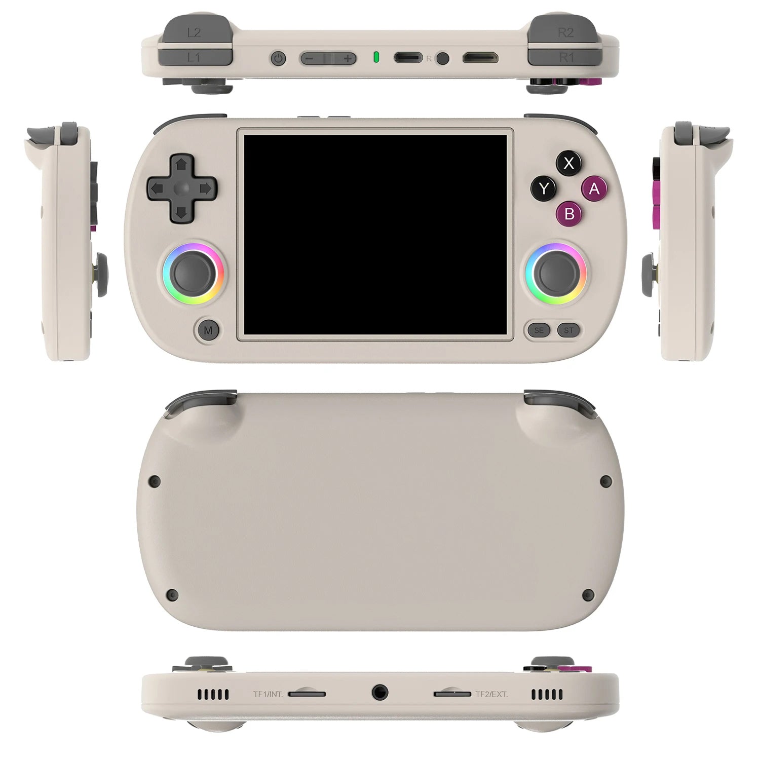 PixMatka Retro Handheld Game Console - 4-Inch IPS Display