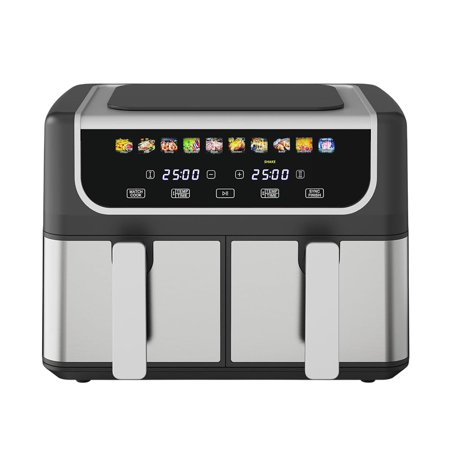 RoastyAir Dual Basket Air Fryer for Healthy Cooking