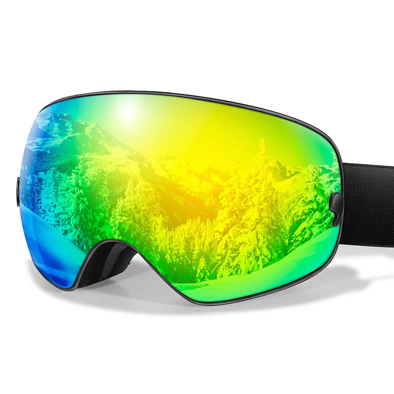 RosGlaco Frameless Oversized Ski Goggles - UV400 Anti-Fog