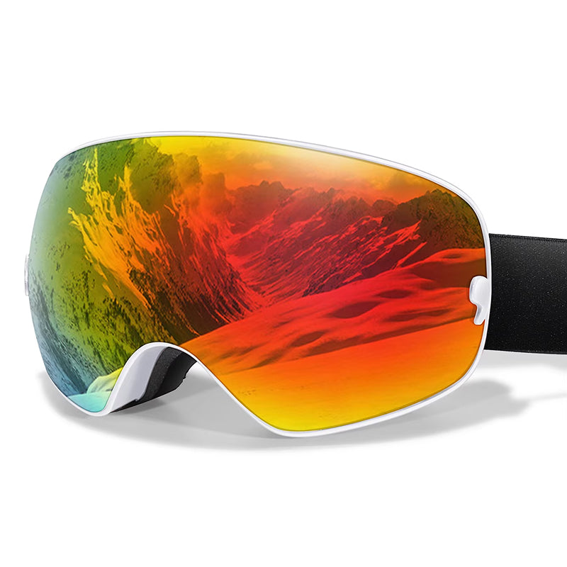 RosGlaco Frameless Oversized Ski Goggles - UV400 Anti-Fog
