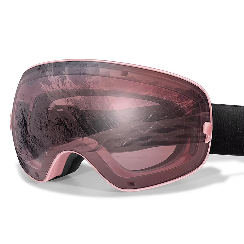RosGlaco Frameless Oversized Ski Goggles - UV400 Anti-Fog