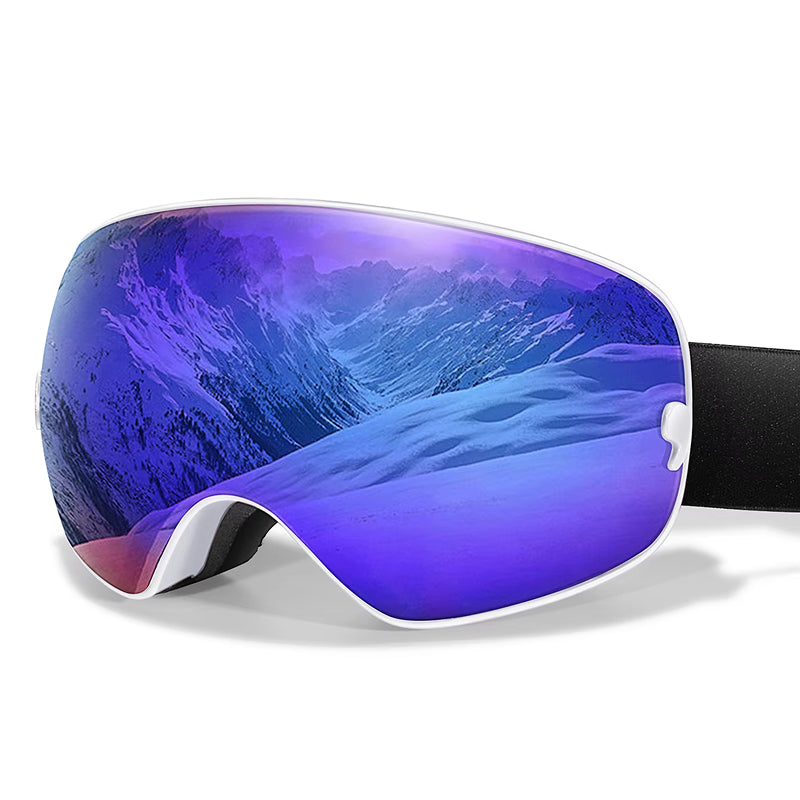 RosGlaco Frameless Oversized Ski Goggles - UV400 Anti-Fog