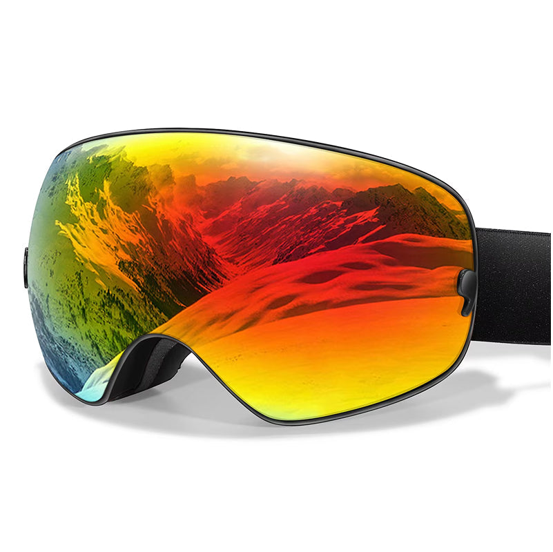 RosGlaco Frameless Oversized Ski Goggles - UV400 Anti-Fog