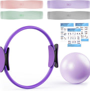 RuceSlap Professional Pilates Ring and Resistance Band Kit