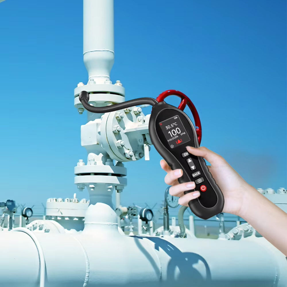 SafeNoil Refrigerant Leak Detector - 1 PPM Ultra-Precise HVAC Leak Detector with 250mm Flexible Probe