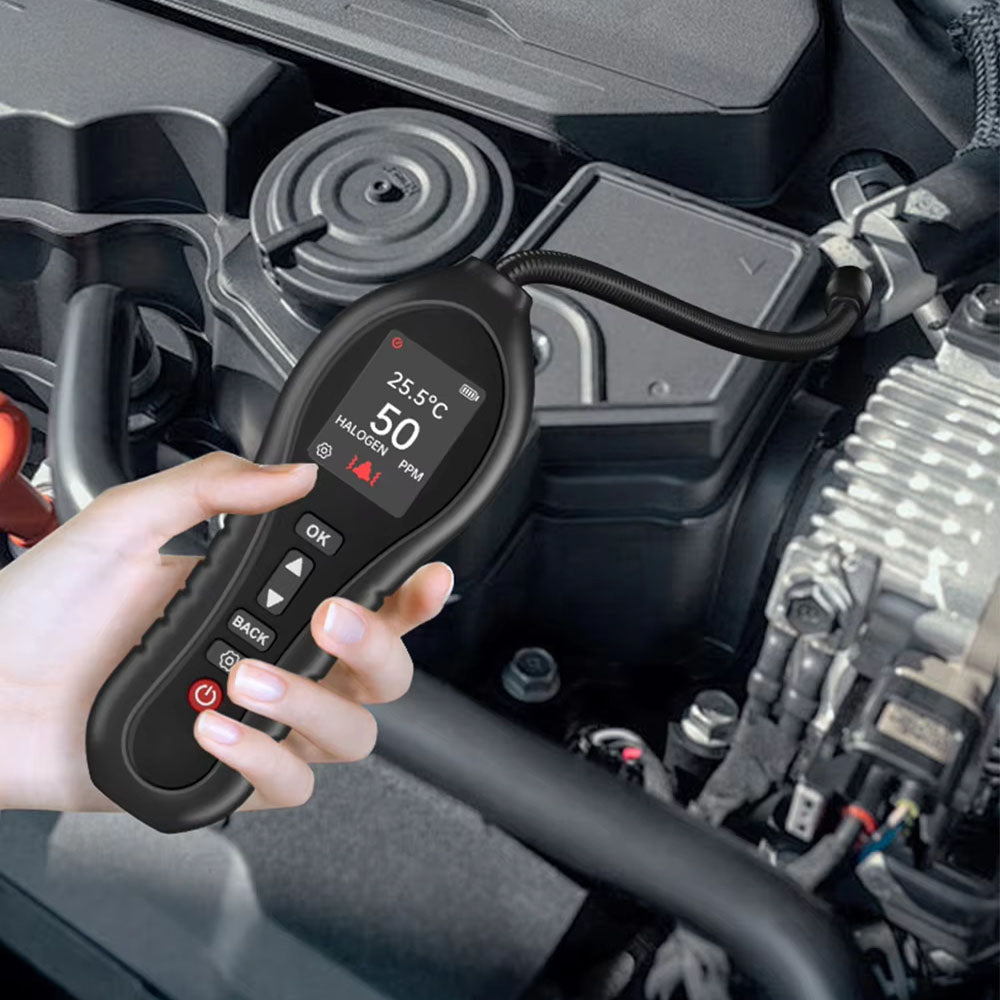 SafeNoil Refrigerant Leak Detector - 1 PPM Ultra-Precise HVAC Leak Detector with 250mm Flexible Probe